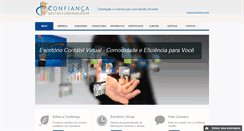 Desktop Screenshot of contabilidadeconfianca.com.br